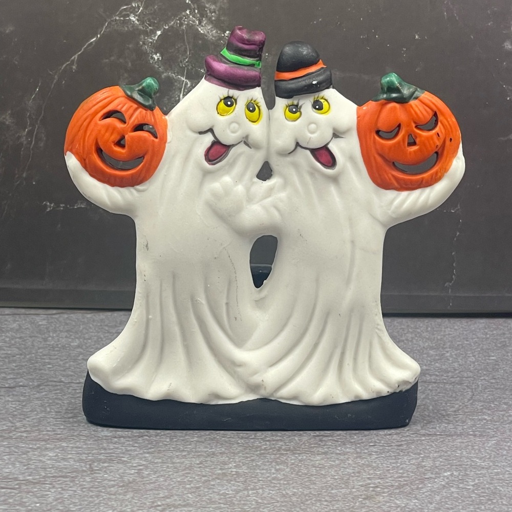 Vintage Halloween Figurine Candle Holder